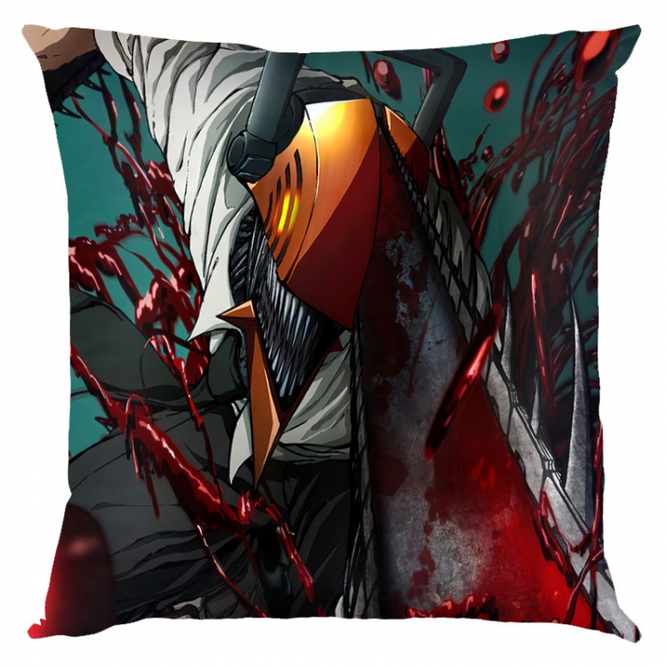 Chainsaw man Anime square full-color pillow cushion 45X45CM NO FILLING D3-108