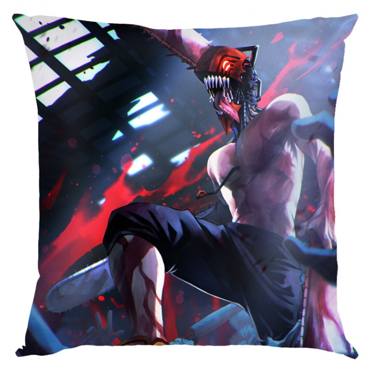 Chainsaw man Anime square full-color pillow cushion 45X45CM NO FILLING  D3-100