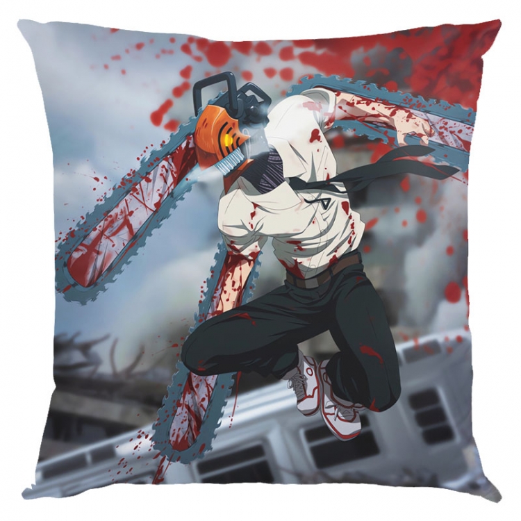 Chainsaw man Anime square full-color pillow cushion 45X45CM NO FILLING  D3-110