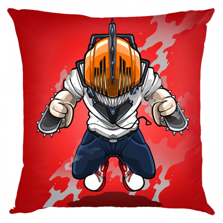 Chainsaw man Anime square full-color pillow cushion 45X45CM NO FILLING  D3-109