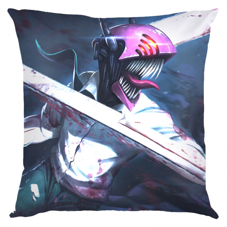 Chainsaw man Anime square full-color pillow cushion 45X45CM NO FILLING D3-77