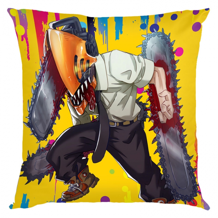 Chainsaw man Anime square full-color pillow cushion 45X45CM NO FILLING D3-90