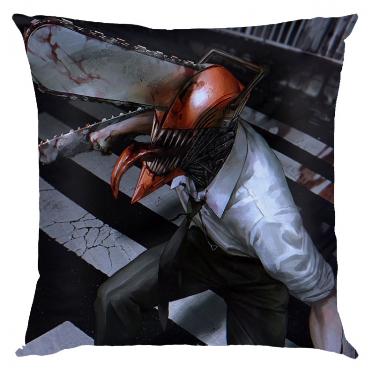 Chainsaw man Anime square full-color pillow cushion 45X45CM NO FILLING D3-82