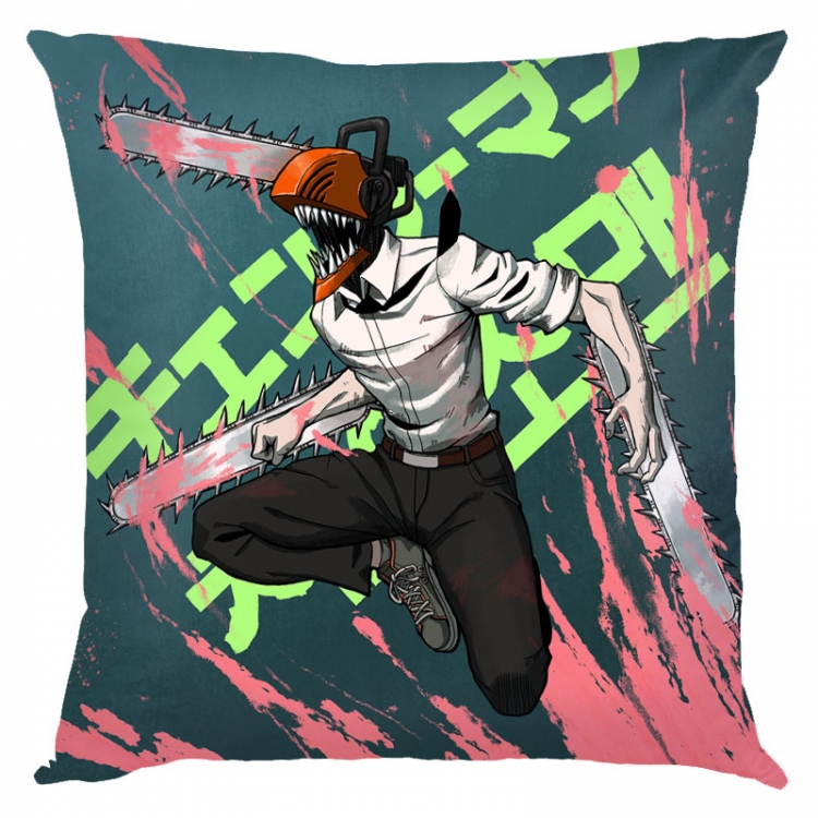 Chainsaw man Anime square full-color pillow cushion 45X45CM NO FILLING D3-99