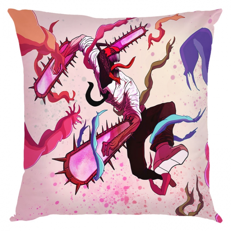 Chainsaw man Anime square full-color pillow cushion 45X45CM NO FILLING D3-98