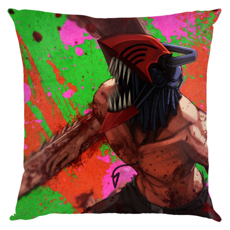 Chainsaw man Anime square full-color pillow cushion 45X45CM NO FILLING D3-84