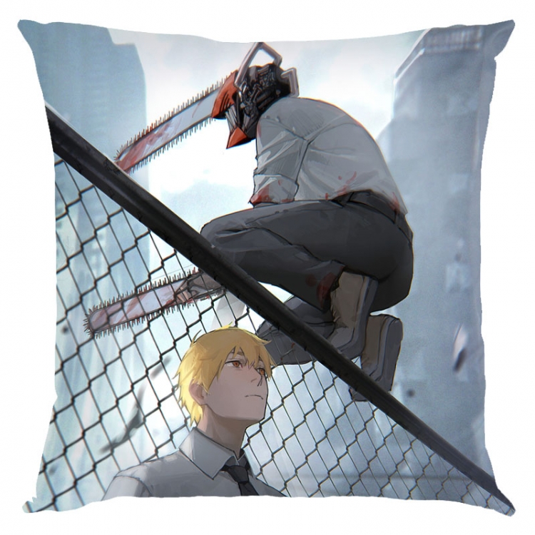 Chainsaw man Anime square full-color pillow cushion 45X45CM NO FILLING D3-101