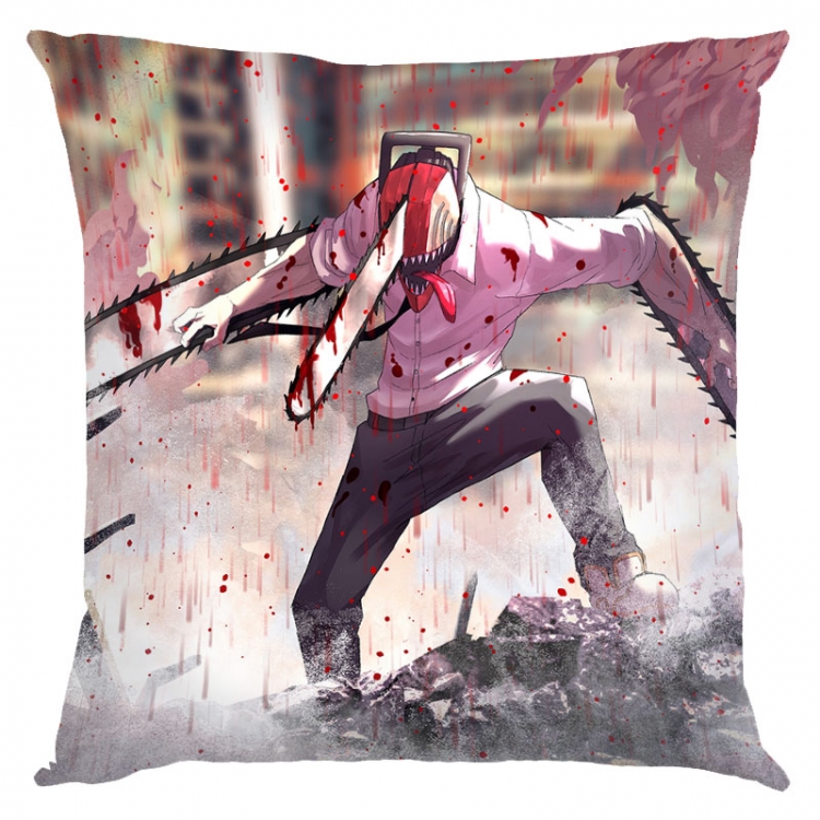 Chainsaw man Anime square full-color pillow cushion 45X45CM NO FILLING D3-105