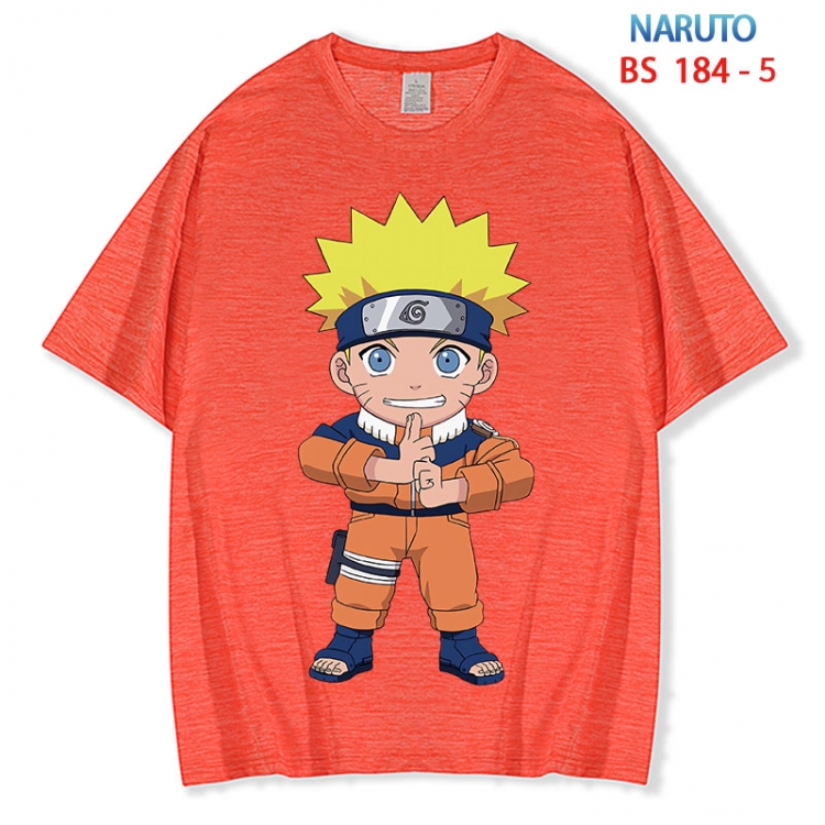 Naruto ice silk cotton loose and comfortable T-shirt from XS to 5XL BS 184 5