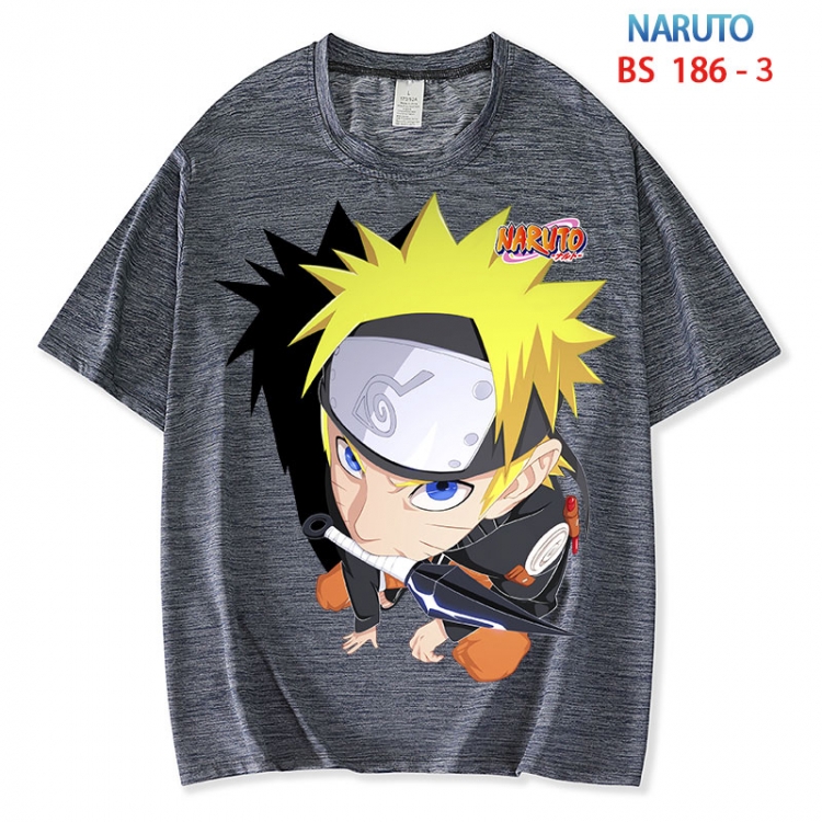 Naruto ice silk cotton loose and comfortable T-shirt from XS to 5XL BS 186 3