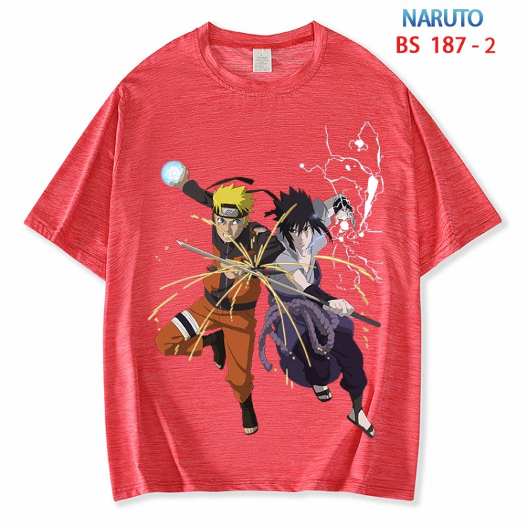 Naruto ice silk cotton loose and comfortable T-shirt from XS to 5XL BS 187 2