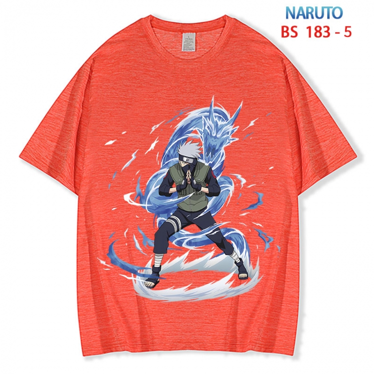 Naruto ice silk cotton loose and comfortable T-shirt from XS to 5XL BS 183 5