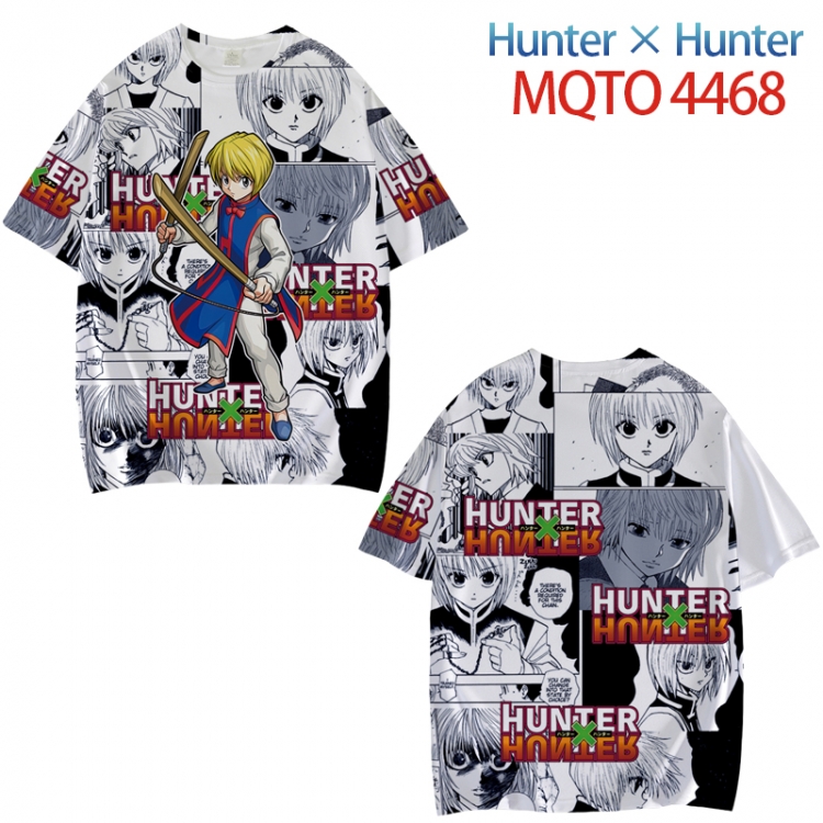HunterXHunter Full color printed short sleeve T-shirt from XXS to 4XL  MQTO-4468-3
