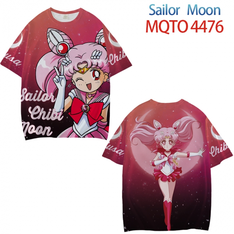 sailormoon Full color printed short sleeve T-shirt from XXS to 4XL  MQTO-4476-3