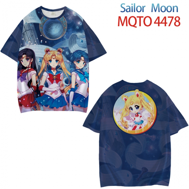 sailormoon Full color printed short sleeve T-shirt from XXS to 4XL MQTO-4478-3