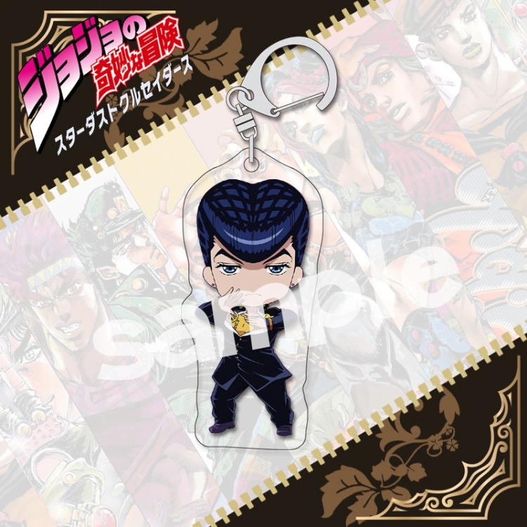 JoJos Bizarre Adventure acrylic pendant bag charm keychain price for 5 pcs