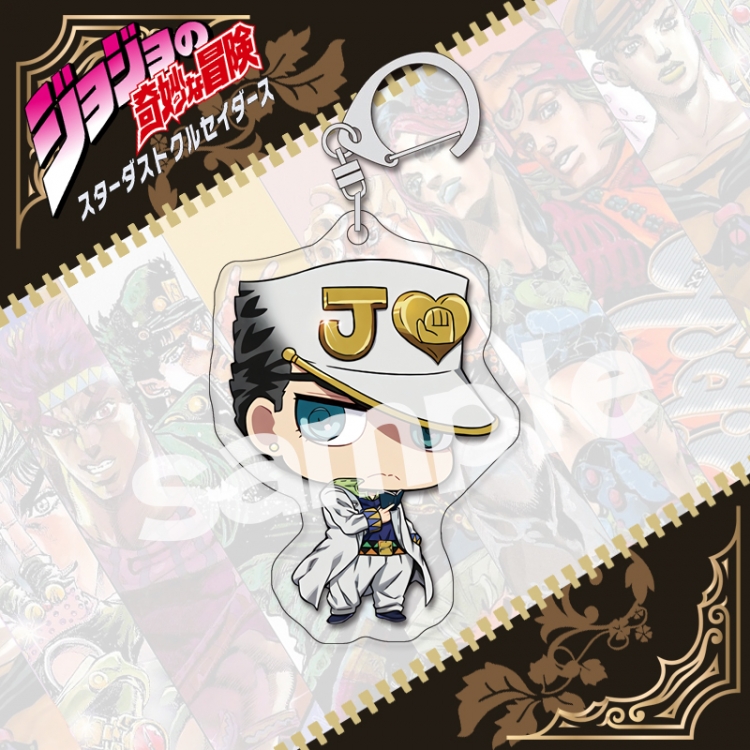 JoJos Bizarre Adventure acrylic pendant bag charm keychain price for 5 pcs