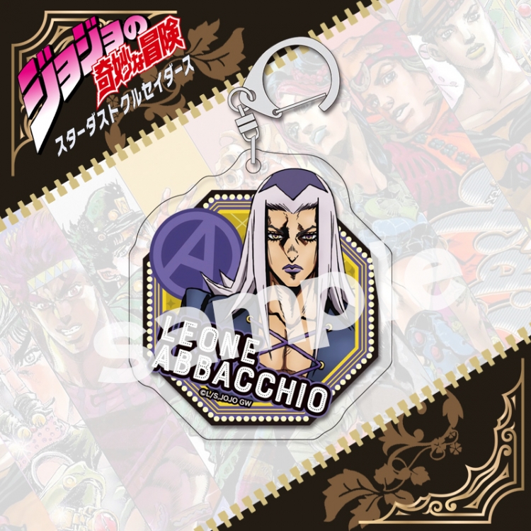 JoJos Bizarre Adventure acrylic pendant bag charm keychain price for 5 pcs