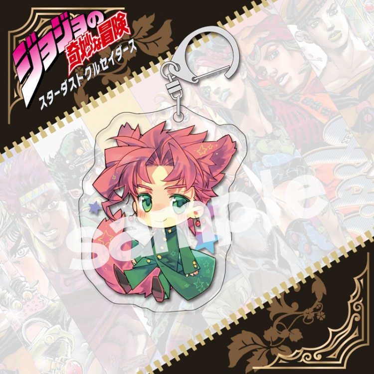 JoJos Bizarre Adventure acrylic pendant bag charm keychain price for 5 pcs