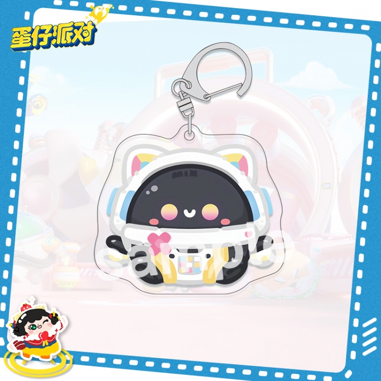 Egg Party acrylic pendant bag charm keychain price for 5 pcs