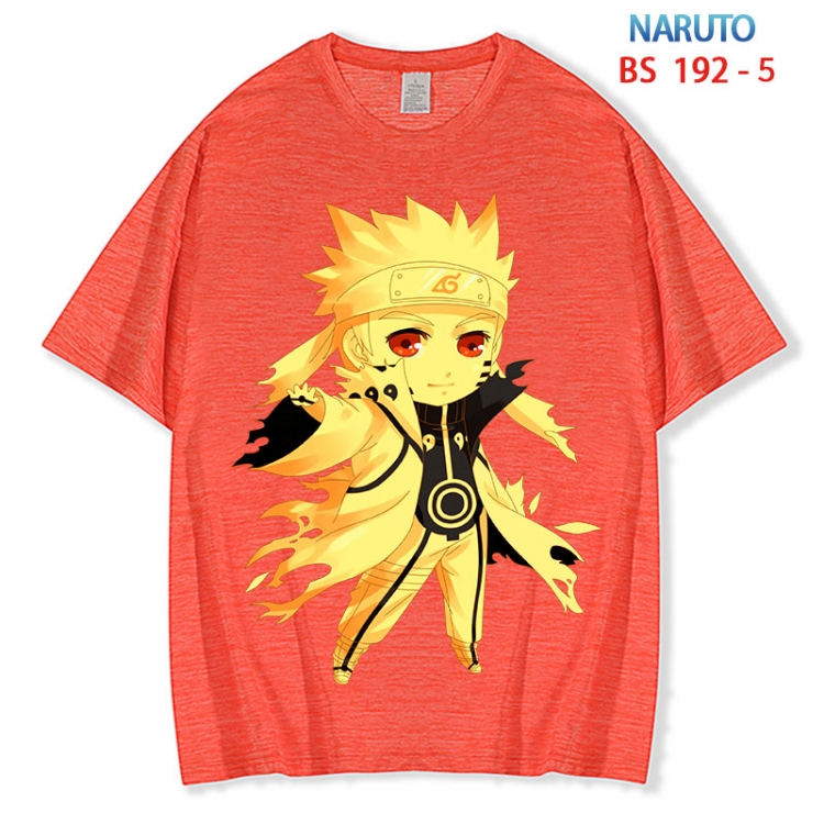 Naruto ice silk cotton loose and comfortable T-shirt from XS to 5XL  BS 192 5