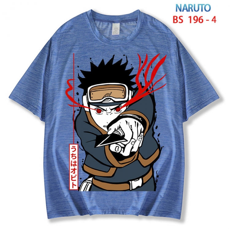 Naruto ice silk cotton loose and comfortable T-shirt from XS to 5XL  BS 196 4