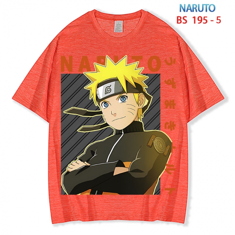 Naruto ice silk cotton loose and comfortable T-shirt from XS to 5XL  BS 195 5