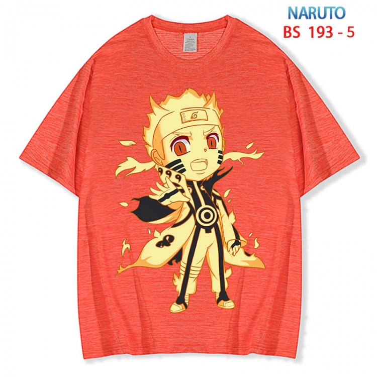 Naruto ice silk cotton loose and comfortable T-shirt from XS to 5XL BS 193 5