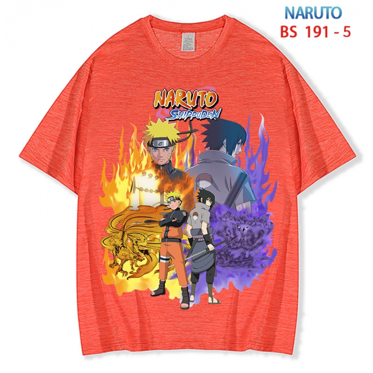Naruto ice silk cotton loose and comfortable T-shirt from XS to 5XL BS 191 5