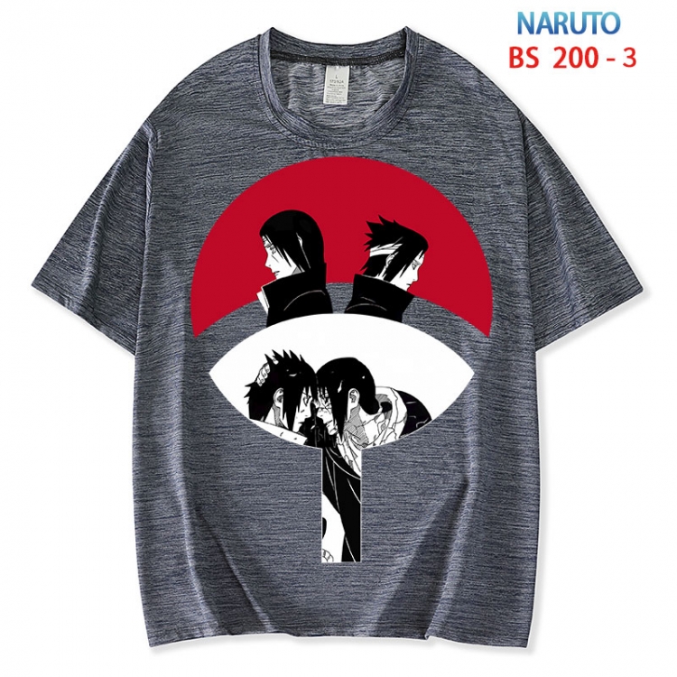 Naruto ice silk cotton loose and comfortable T-shirt from XS to 5XL BS 200 3