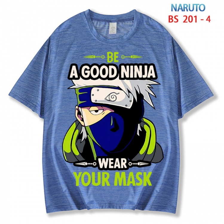 Naruto ice silk cotton loose and comfortable T-shirt from XS to 5XL BS 201 4