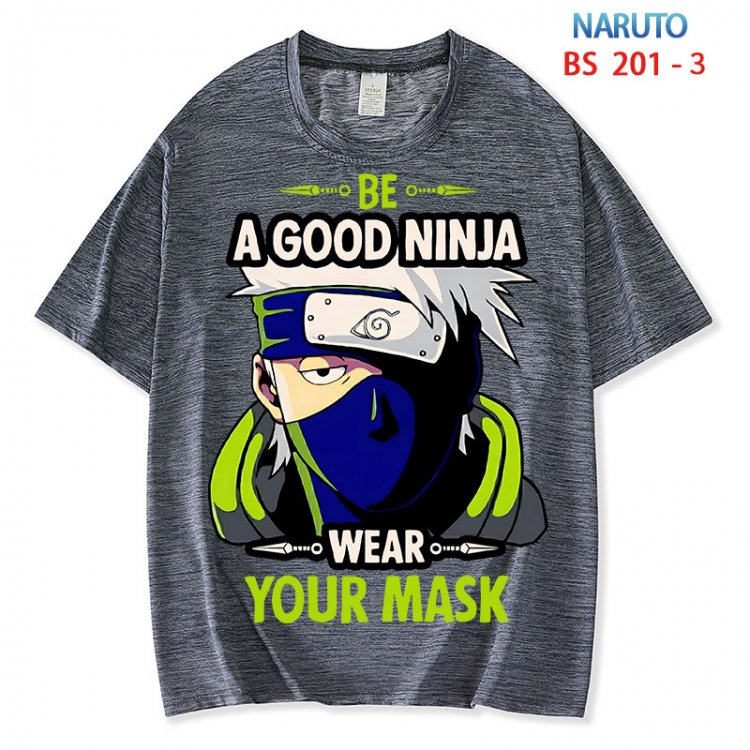Naruto ice silk cotton loose and comfortable T-shirt from XS to 5XL  BS 201 3