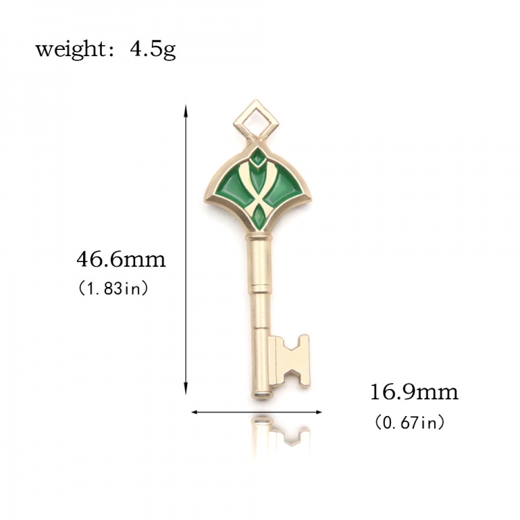 Genshin Impact Metal pendant pendant OPP packaging  price for 5 pcs K00701-02