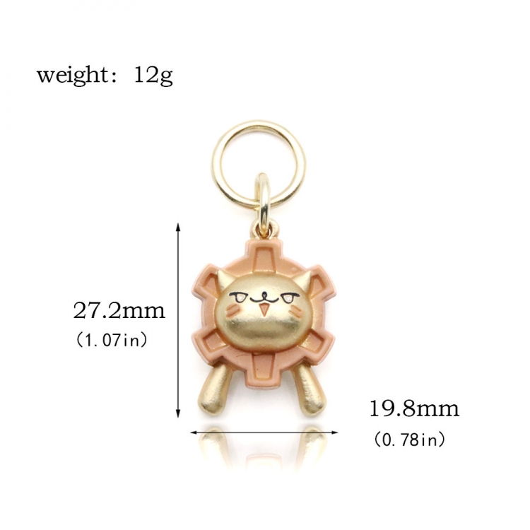 Genshin Impact Metal pendant pendant OPP packaging  price for 5 pcs K00701-01