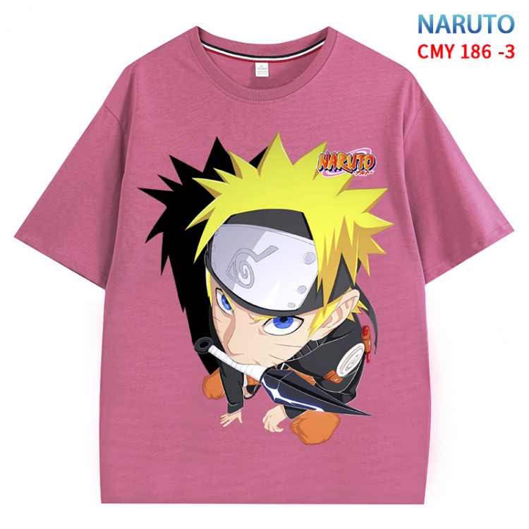 Naruto Anime Surrounding New Pure Cotton T-shirt from S to 4XL  CMY-186-3