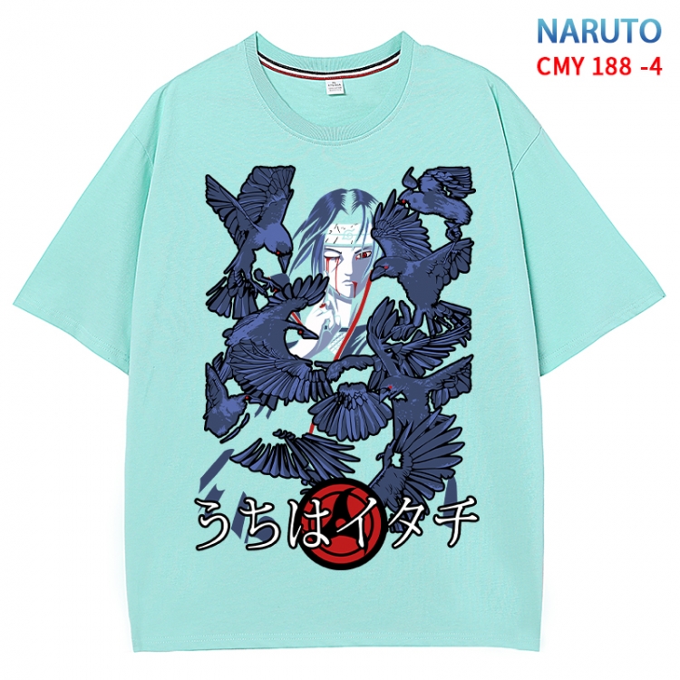 Naruto Anime Surrounding New Pure Cotton T-shirt from S to 4XL CMY-188-4