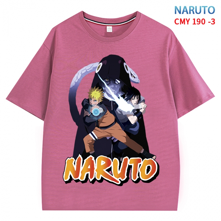 Naruto Anime Surrounding New Pure Cotton T-shirt from S to 4XL CMY-190-3