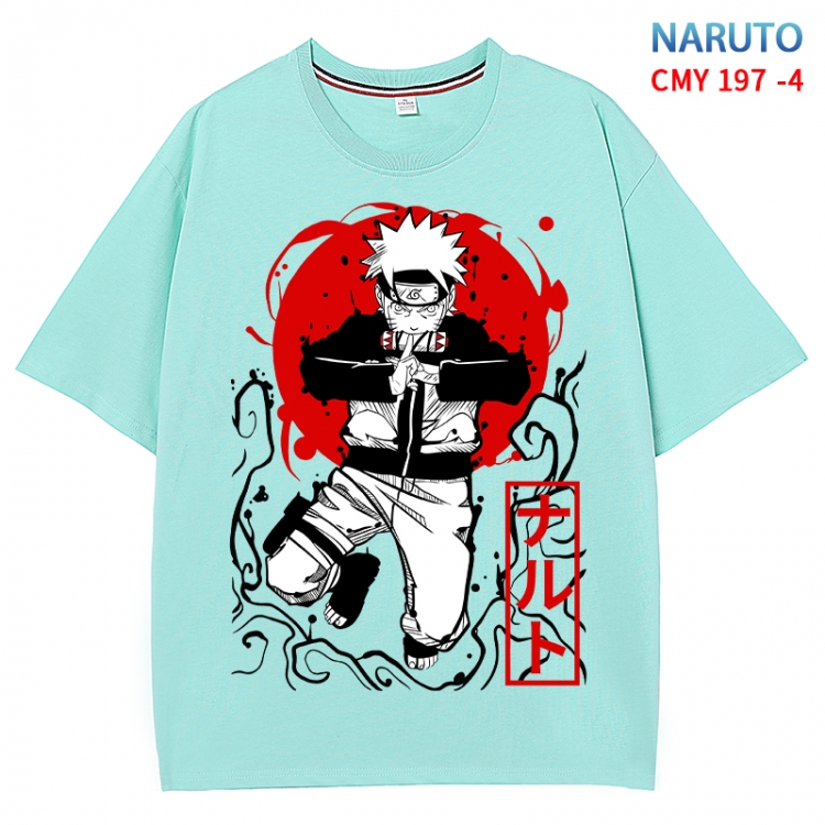 Naruto Anime Surrounding New Pure Cotton T-shirt from S to 4XL  CMY-197-4