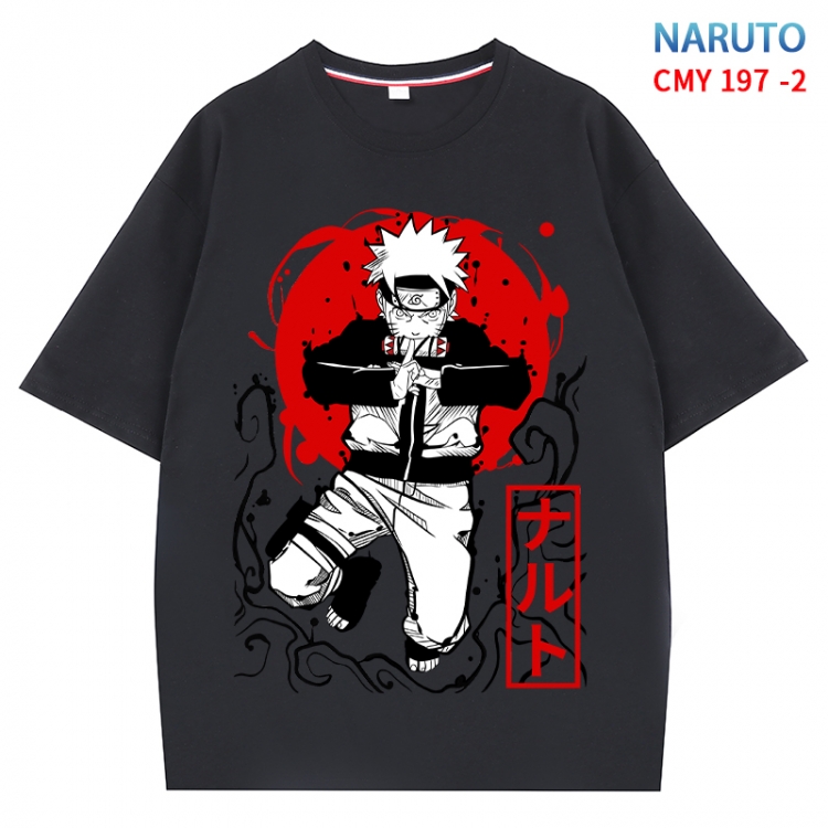 Naruto Anime Surrounding New Pure Cotton T-shirt from S to 4XL CMY-197-2