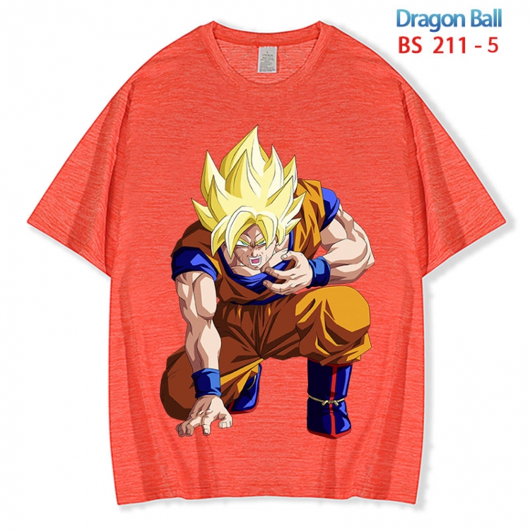 DRAGON BALL ice silk cotton loose and comfortable T-shirt from XS to 5XL  BS 211 5
