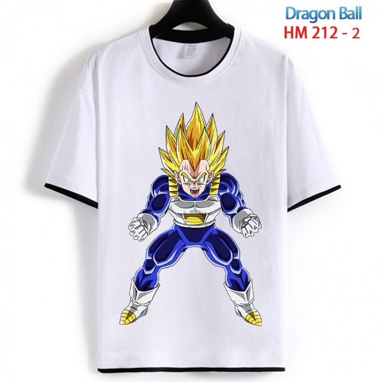 DRAGON BALL Cotton crew neck black and white trim short-sleeved T-shirt  from S to 4XL HM 212 2