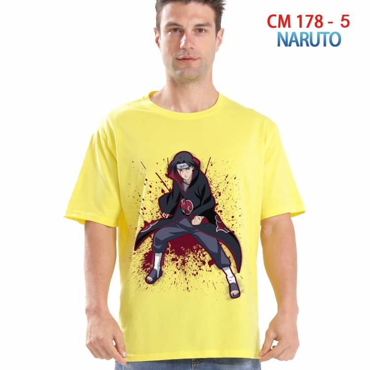 Naruto Printed short-sleeved cotton T-shirt from S to 4XL 178 5