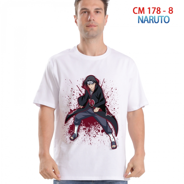 Naruto Printed short-sleeved cotton T-shirt from S to 4XL  178 8