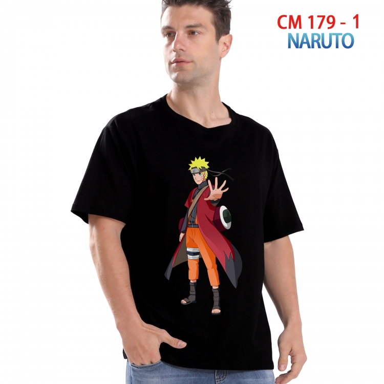 Naruto Printed short-sleeved cotton T-shirt from S to 4XL 179 1