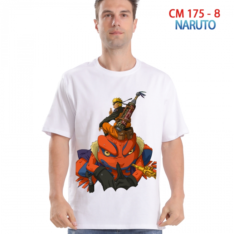 Naruto Printed short-sleeved cotton T-shirt from S to 4XL  175 8