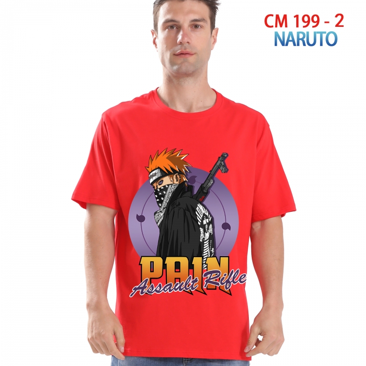 Naruto Printed short-sleeved cotton T-shirt from S to 4XL  199 2