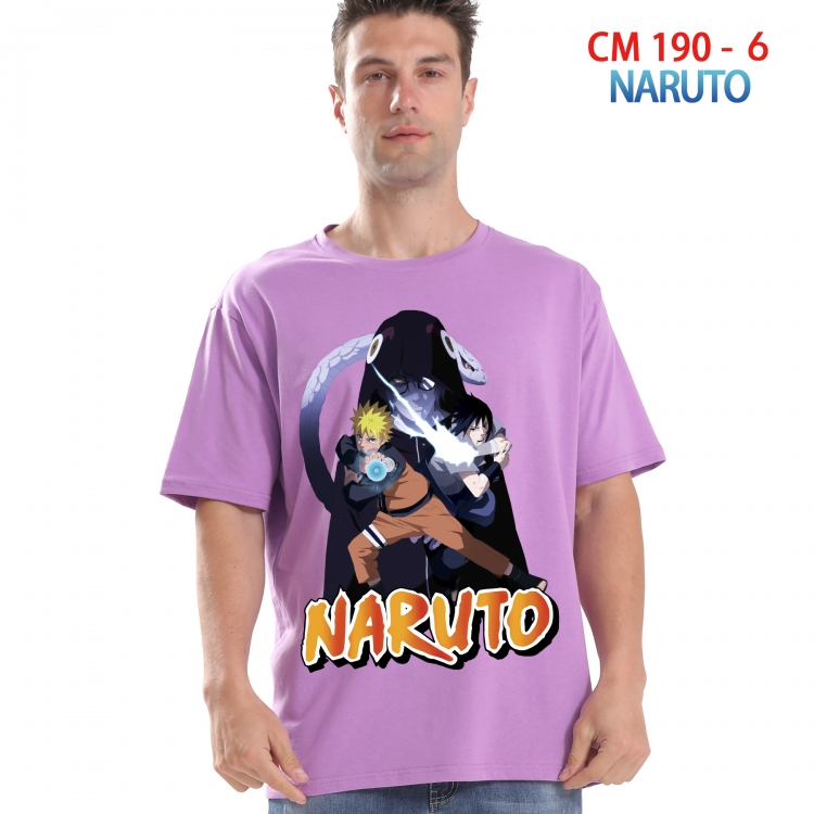Naruto Printed short-sleeved cotton T-shirt from S to 4XL 190 6