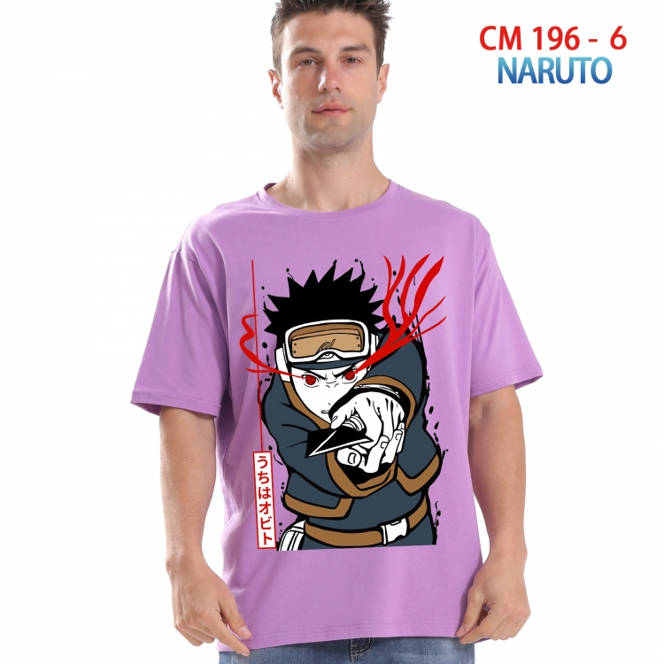 Naruto Printed short-sleeved cotton T-shirt from S to 4XL  196 6