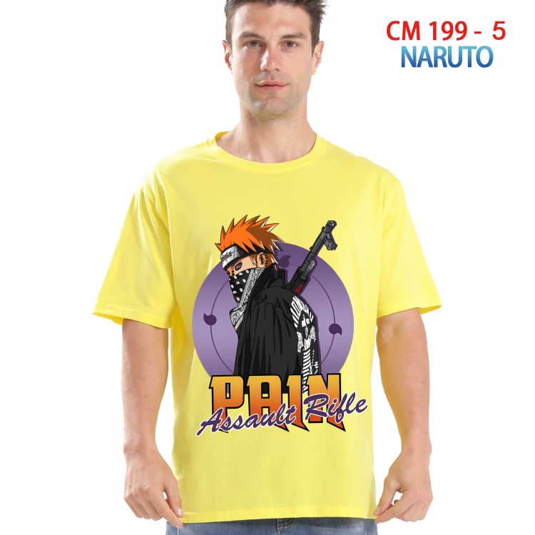 Naruto Printed short-sleeved cotton T-shirt from S to 4XL  199 5