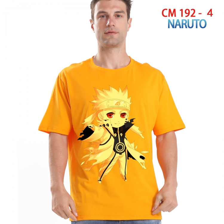Naruto Printed short-sleeved cotton T-shirt from S to 4XL  192 4